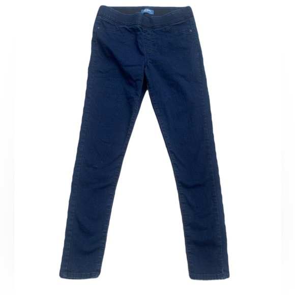 💜 Old Navy Rockstar Mid-Rise Dark Wash Jeggings - Size 12 Regular - Picture 1 of 6